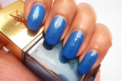 YSL Tie & Dye Pearly Coloured Top Coat In N°4 Ice Coat